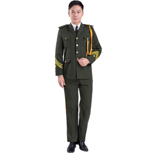 学生升服装班仪仗队服装升旗手护卫队礼服军乐队合唱