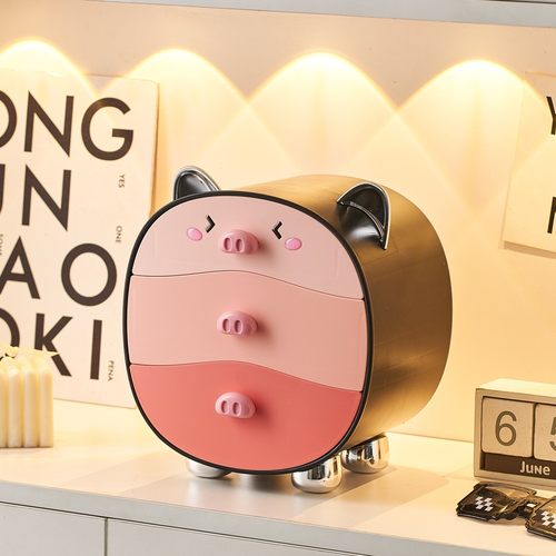 可爱小猪造型儿童房钥匙收纳盒