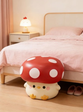 卡通蘑菇树脂收纳摆件儿童房