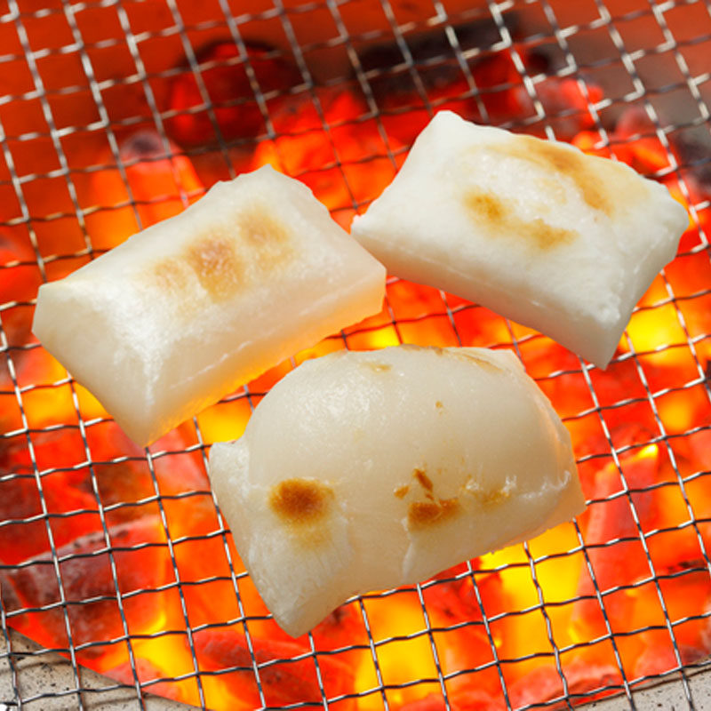 日本城北年糕400g2袋 手工糯米拉丝红豆年糕汤烧烤涮煮花福饼包邮