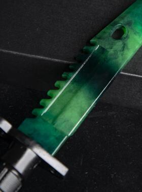 cs2游戏周边M9伽马多普勒绿宝石手办爪子刀蝴蝶刀不开刃刺刀模型