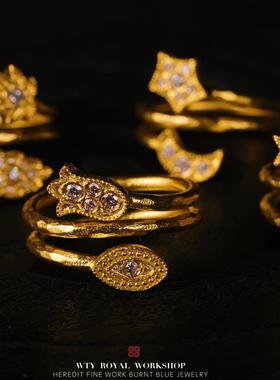 【月光宝盒】系列黄金镶钻