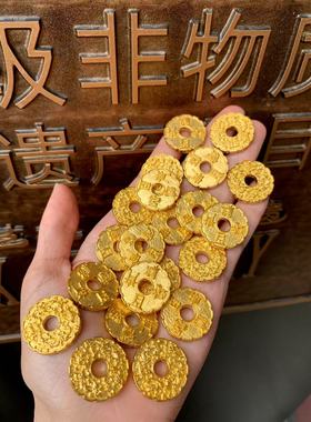 足金以国金錾刻《百福齐臻》龙纹币