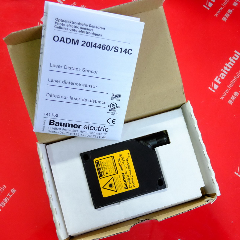 Baumer OADM 20I4460/S14C堡盟全新激光测距传感器 10141152