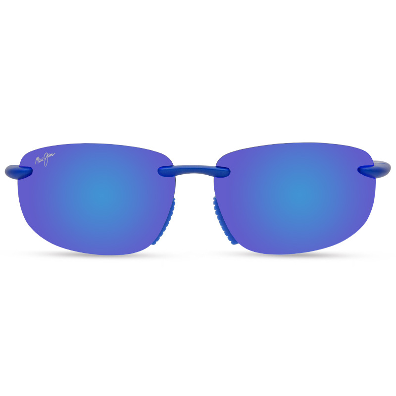 Mauijm款超轻经典墨镜男女户外运动骑行矩形半框太阳镜 MJ0677SA