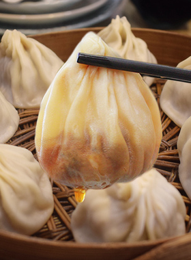 风马牛正宗无锡小笼包1200g 手工鲜肉灌汤包子儿童孩子营养早餐