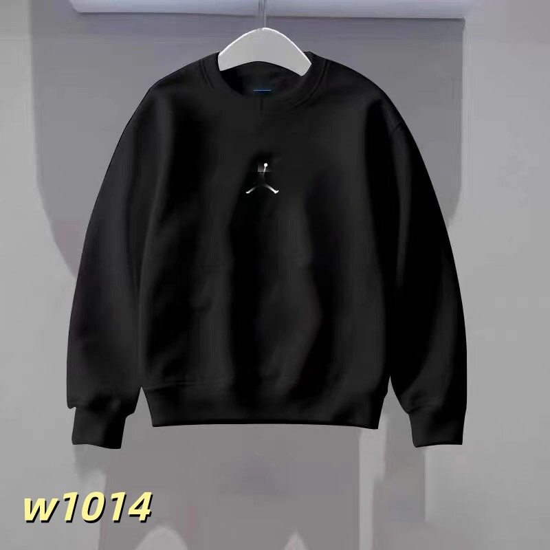 跨境A/J男童长袖纯棉t恤纯棉秋季卫衣新款儿童衣服潮牌宽松上衣