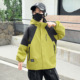加绒双面穿拼色百搭青少年休闲外套工装 韩版 新款 男童风衣2025春季