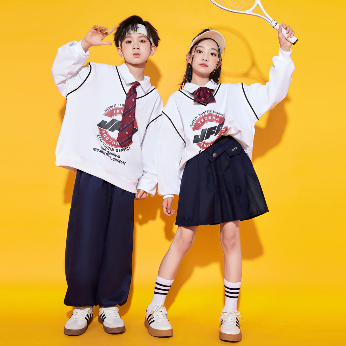 春秋款学院风幼儿园服休闲一年级儿童校服套装小学生班服三件套