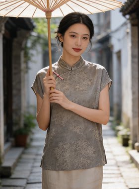【中式小衫】立领上衣女