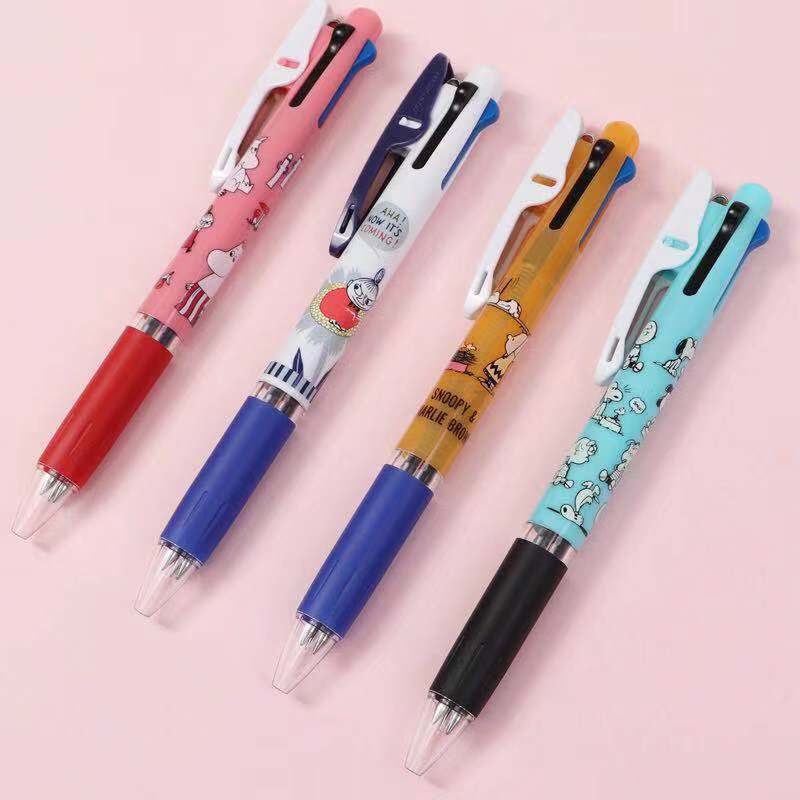 uni限定多功能姆明史努比圆珠笔