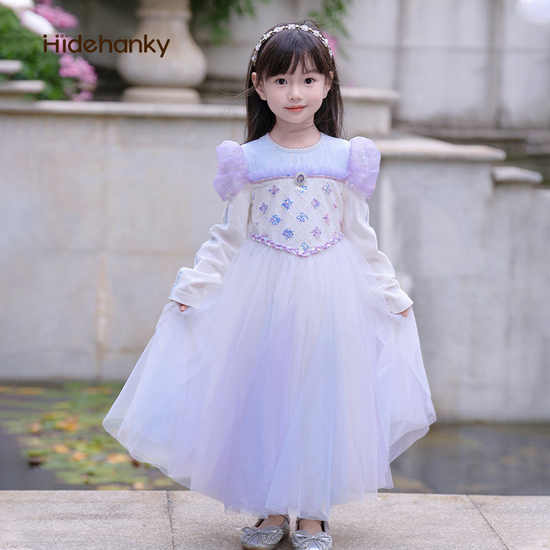 丢手绢童装艾莎公主裙秋冬加绒女童连衣裙长袖亮片送女儿生日礼物,童装/婴儿装/亲子装,连衣裙,淘宝优惠券,粉丝福利购,淘宝优惠卷