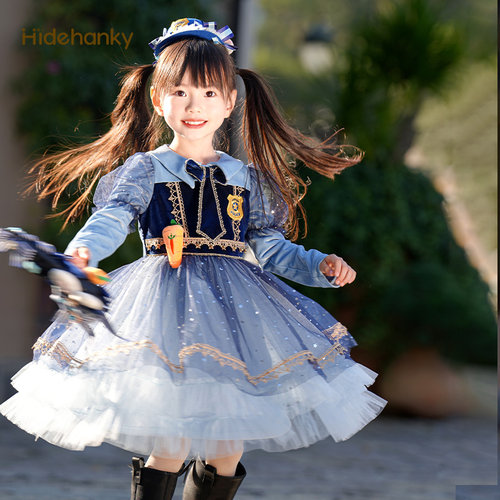 疯狂动物城兔子警官朱迪公主裙