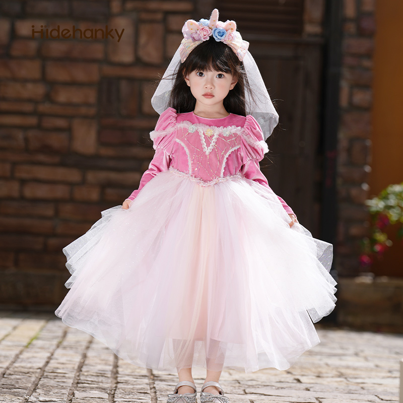 丢手绢原创童装女童公主裙连衣裙