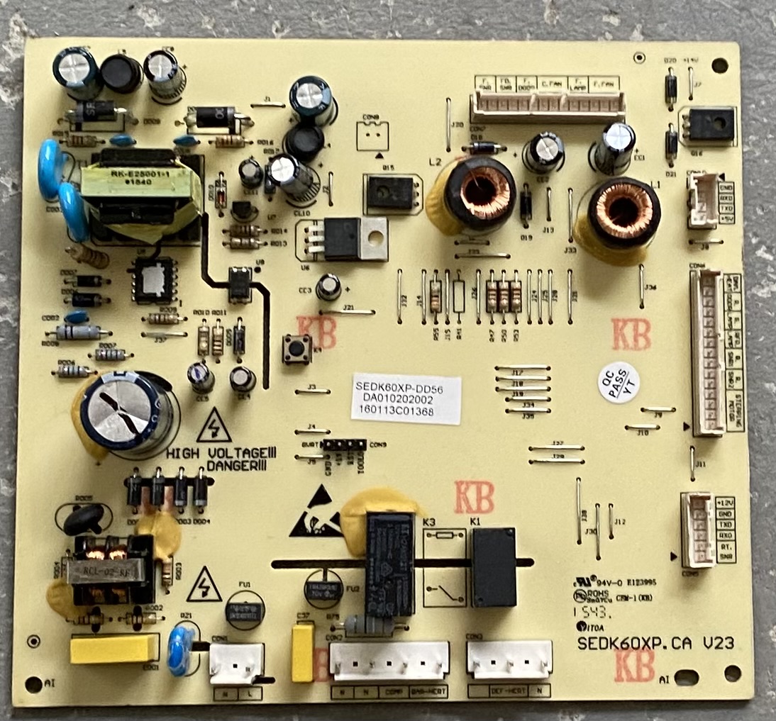 适用美菱冰箱电脑板BCD-518WEC主板控制板SEDK60XP.CA V23