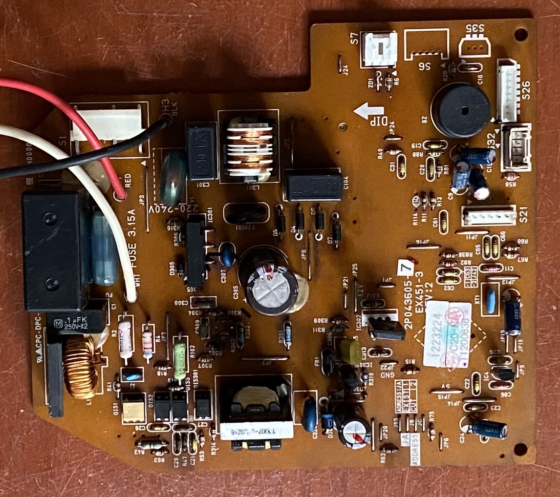 适用于大金空调风管机电脑板主板 2P043605-5(-7)EX451-3 REV:2