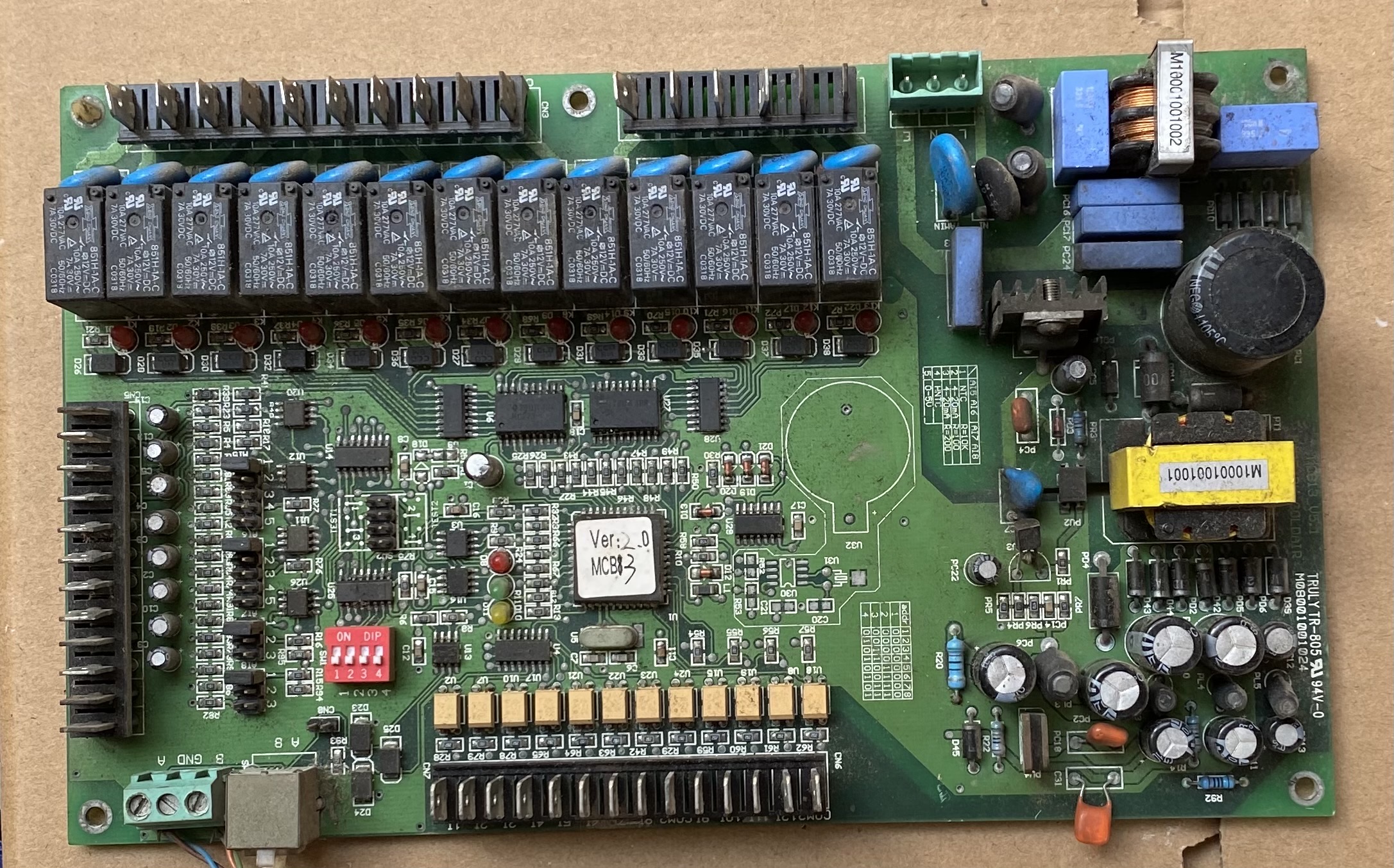 原装GOLDAIR高迪亚 MCB13 V5.1 螺杆机 中央空调 控制板 电脑板