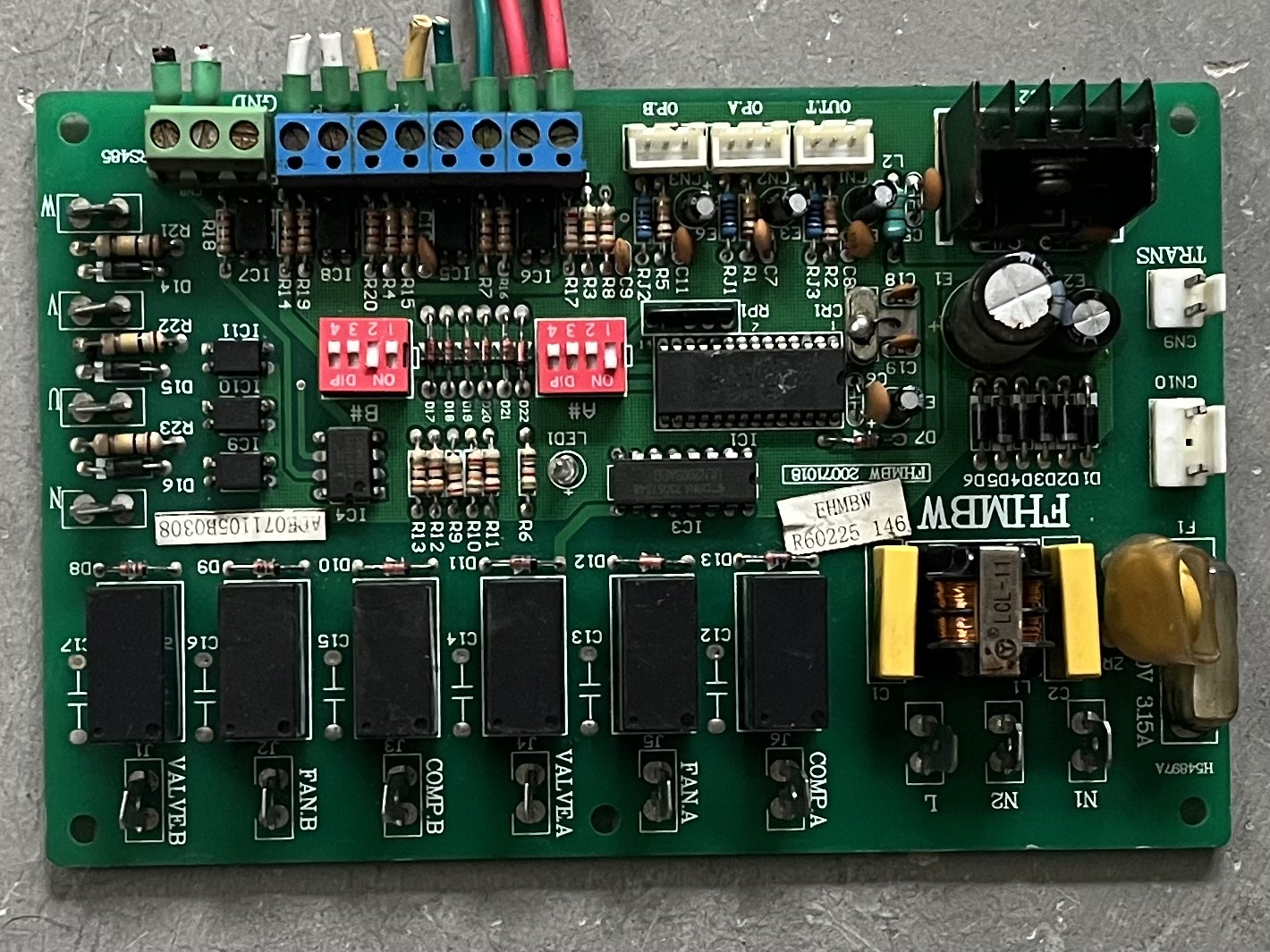 天加空调主板D1D2D3D4D5D6