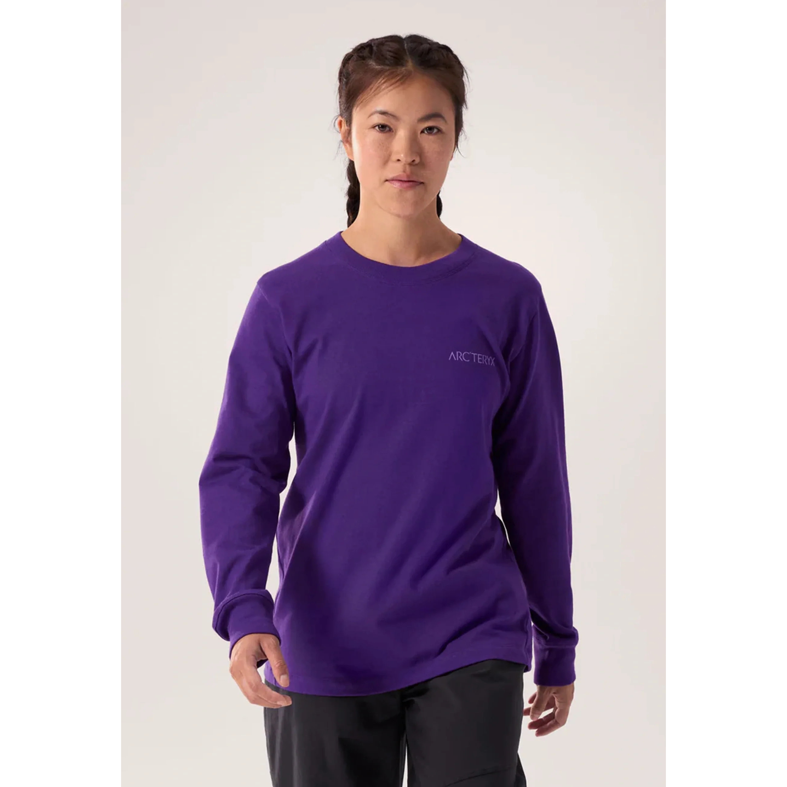 直邮 Arc'teryx 始祖鸟 Kragg Cotton Bird Crew LS 女圆领长袖上衣 X8469 B13-3