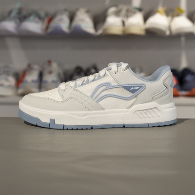 李宁系带男子板鞋低帮休闲鞋