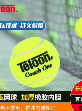 天龙网球无压网球发球机训练球superX恒压高弹耐磨CoachOne 恒压