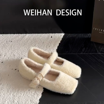 羊皮版！温柔风白色毛毛