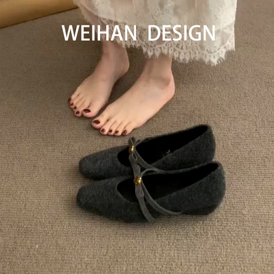 羊皮版！法式复古毛呢玛