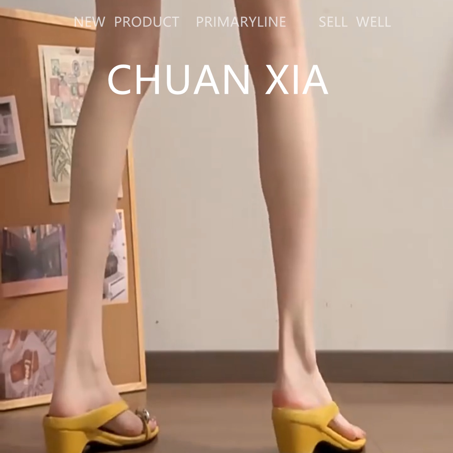 羊皮版!性感金属扣套趾