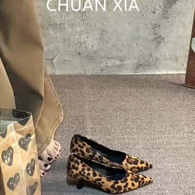 羊皮版！欧美时尚细跟包