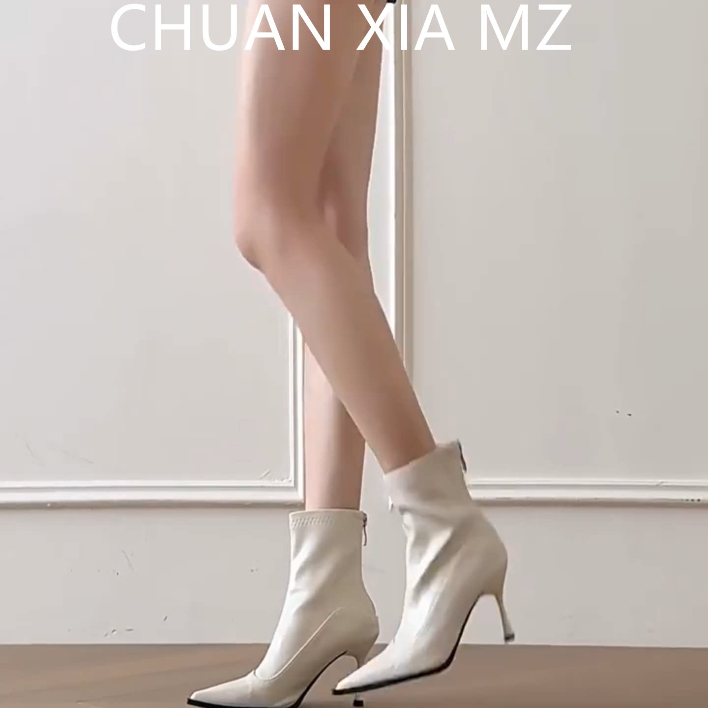 羊皮版·韩版尖头细跟短