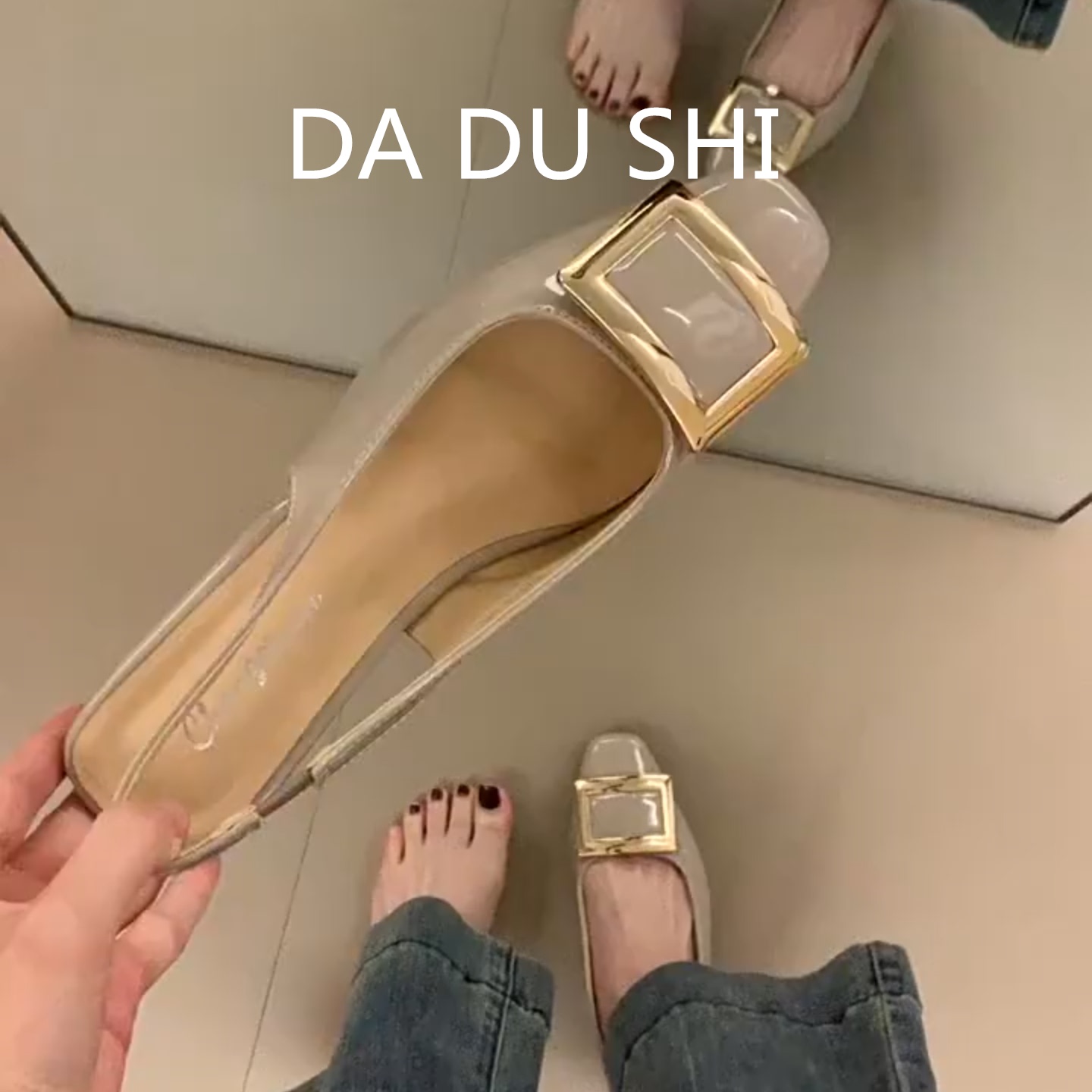 2025新款通勤浅口单鞋女