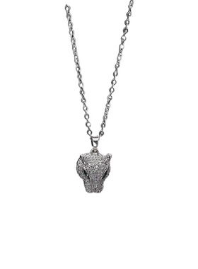 锆石钛钢O字链男满钻项链