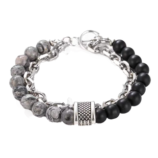 手链男高级感潮流个性转运珠复古手串小众设计嘻哈男生串珠手环