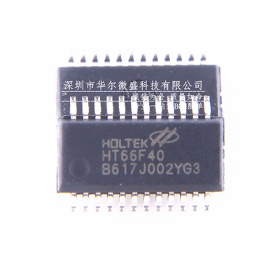 只做原装只有原装 HT66F40 贴片SSOP24内置EEPROM增强AD型单片机