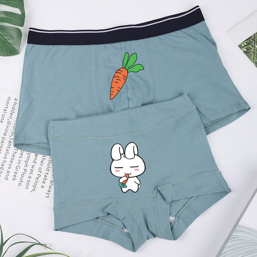 纯棉臀内裤高腰女士收腹情侣抗菌