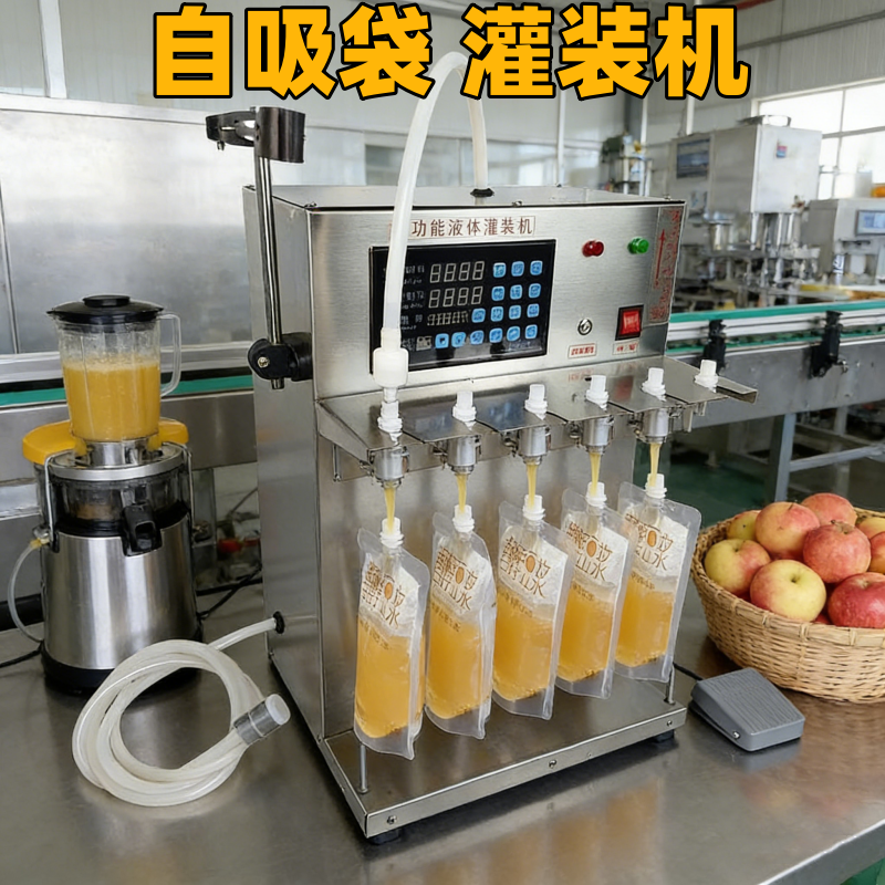 自立袋灌装机电动小型不锈钢吸嘴袋豆浆中药热汤液体定量打包机器,办公设备/耗材/相关服务,灌装机,淘宝优惠券,粉丝福利购,淘宝优惠卷
