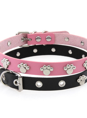 显脖子修长猫爪颈圈项链