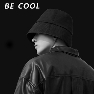 渔夫帽秋冬遮脸帽潮牌遮阳帽盆帽大头围水桶帽灯罩帽防晒男士帽子