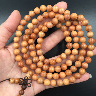 红豆杉手串 木质手链 红木佛珠108颗念珠男女情侣饰品