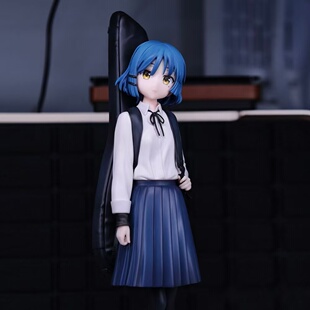 蓝发美少女孤独摇滚山田凉二次元动漫手办桌面摆件