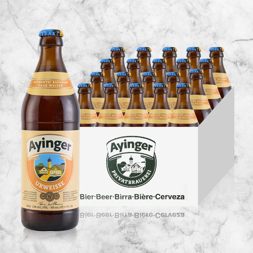 20瓶艾英格小麦白原创黑500ml