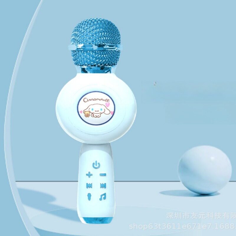 月桂狗儿童歌曲蓝牙唱歌话筒一体