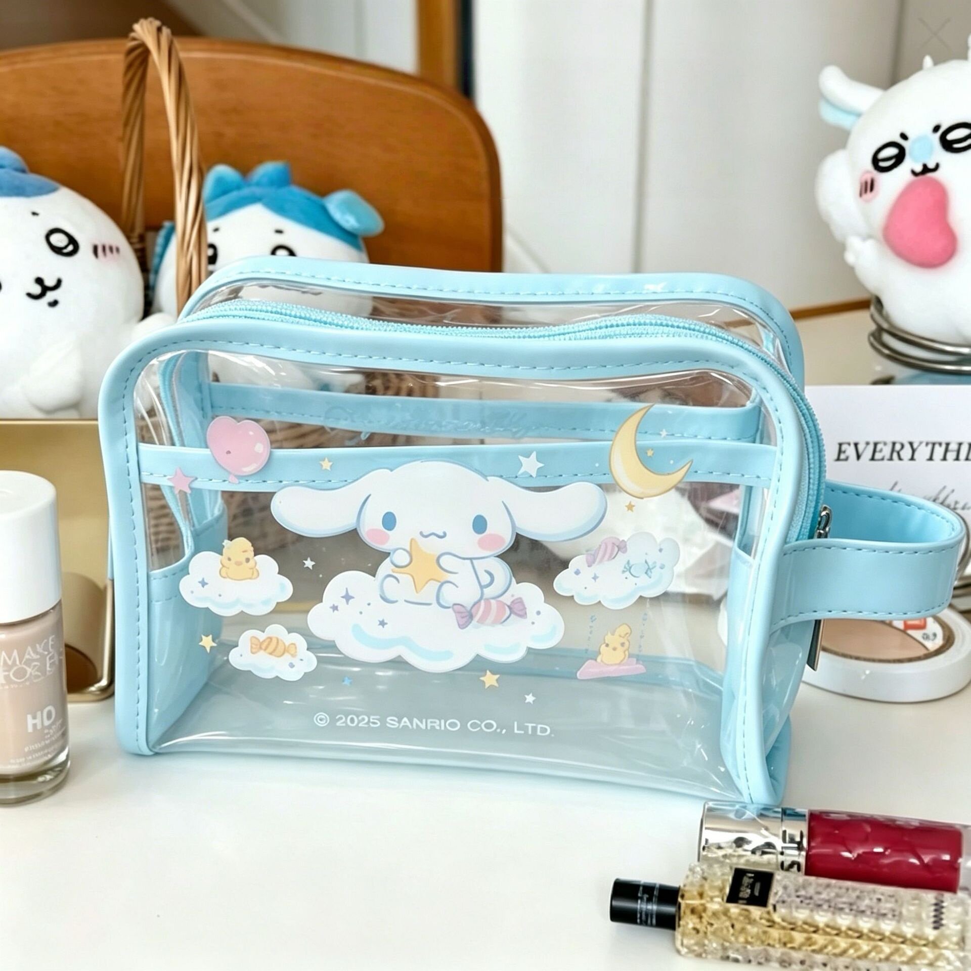 玉桂狗化妆洗漱包防水透明