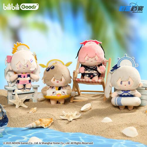 正版新品  bilibiliGoods 蔚蓝档案 泳装 毛绒挂件/PATCH 徽章