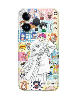 olioni |明日酱不会撞壳艺术手机壳小众不撞款超好看iphone16promax/16/15/14精孔双层IMD防摔可挂绳