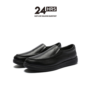 24Hrs西班牙24小时进口男士休闲鞋 缓震加绒小牛皮鞋 12166