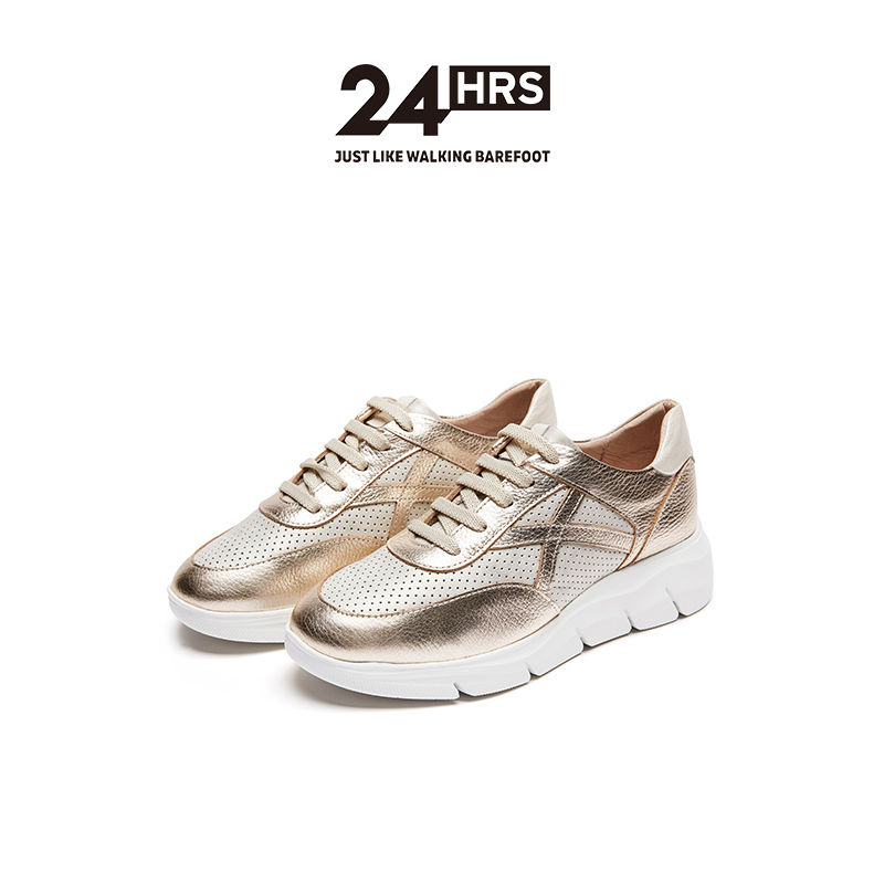 24Hrs西班牙进口小牛皮运动鞋