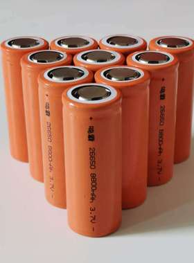 批26650锂电池8800mAh 3.7v全新A品3C动力强光手电锂电充电电池