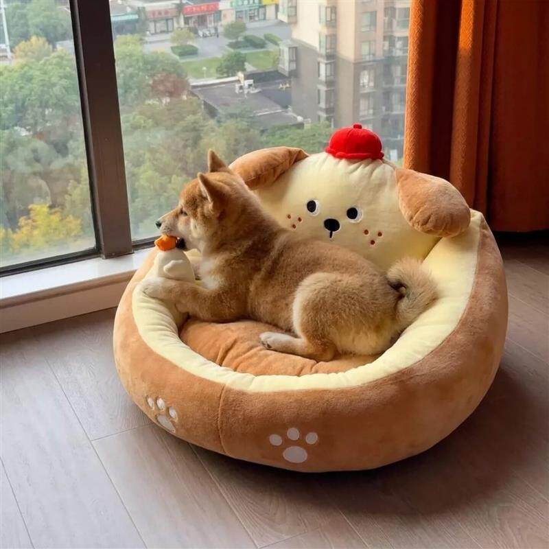 狗窝宠物沙发猫狗安全感睡垫小狗可拆洗防滑加厚幼猫幼犬睡床睡窝