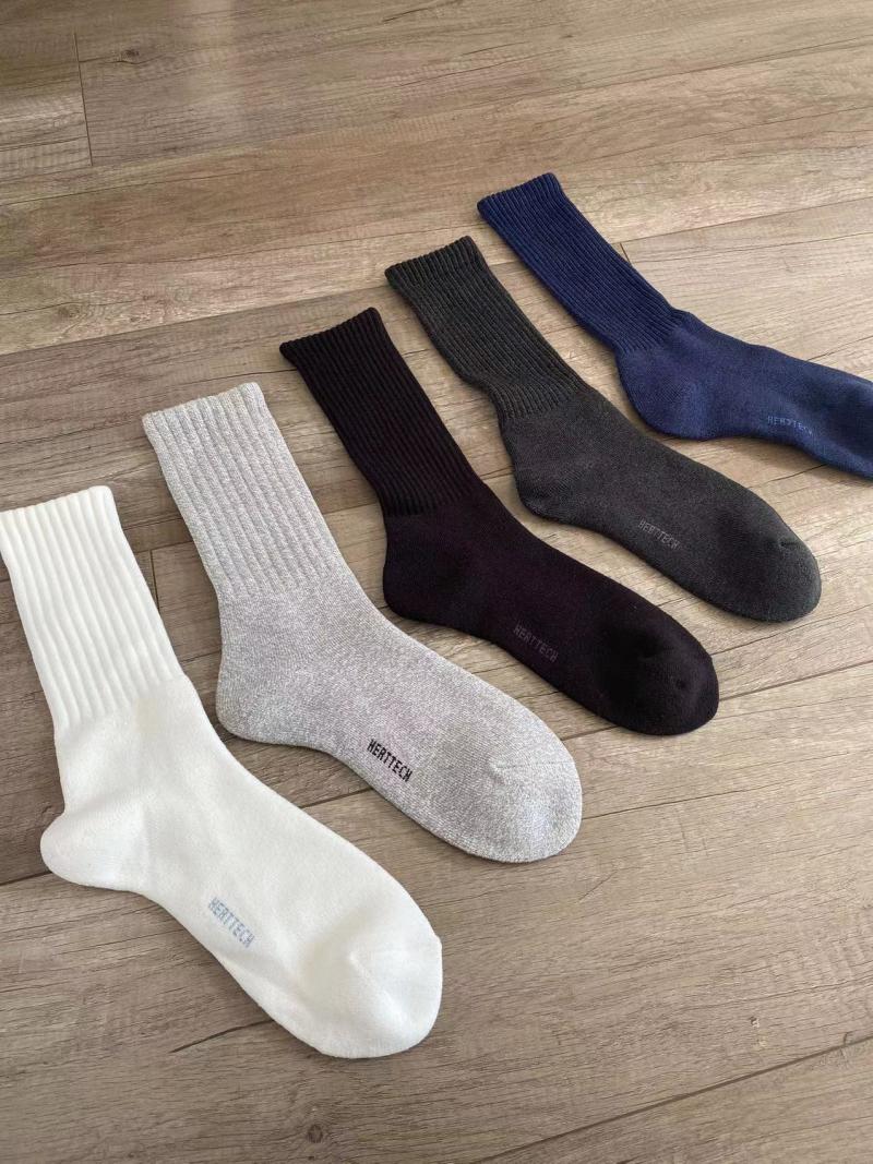 袜子男冬季加厚保暖中长筒小腿袜毛巾中筒袜男款雪地靴袜子